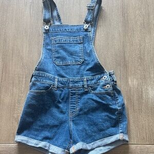 Abercrombie Kids Classic Blue Overalls